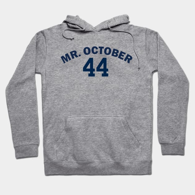 Mr. October 44 Design Hoodie by Bleeding Yankee Blue